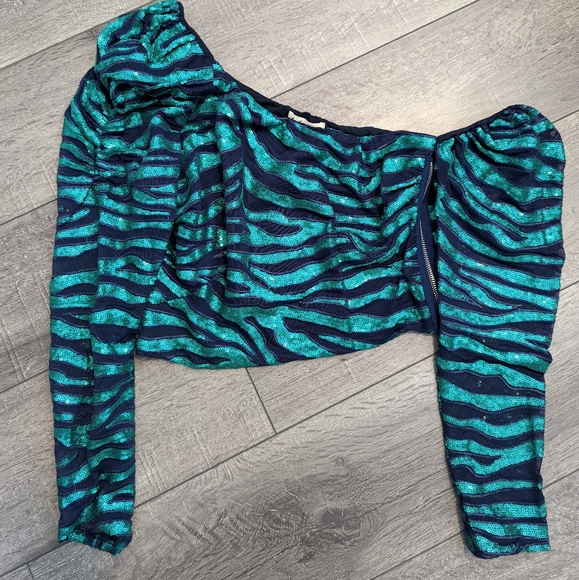 For Love and Lemons, Vixen Asymmetrical Top - Picture 3 of 4